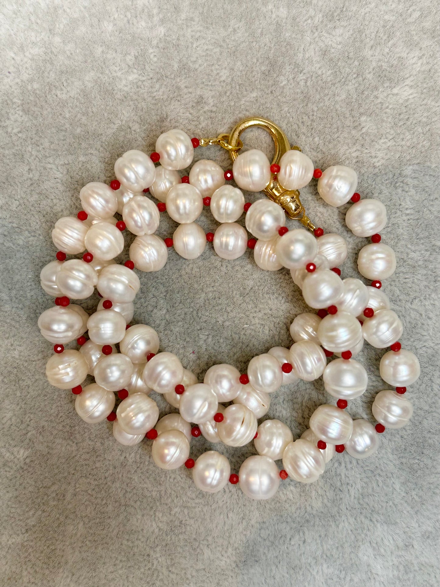 Fresh water pearl necklace - 27”