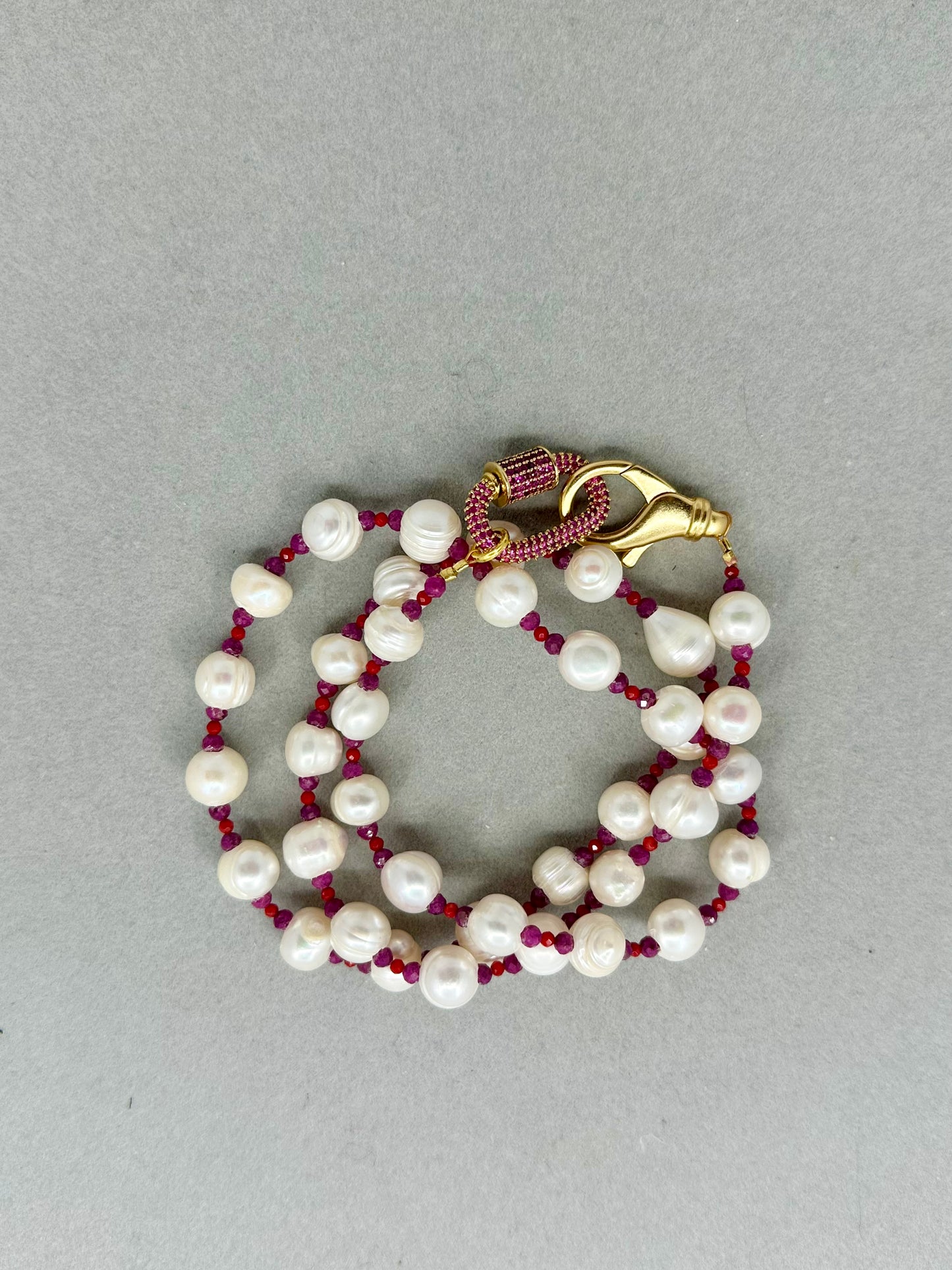 Fresh water pearl necklace - 32.5