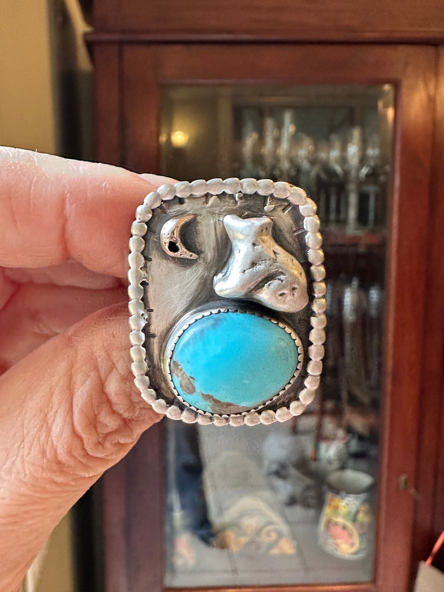 Bear Moon and Turquoise