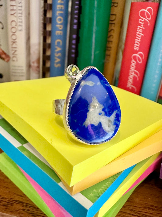 Earth and Moon - Lapis and Peridot