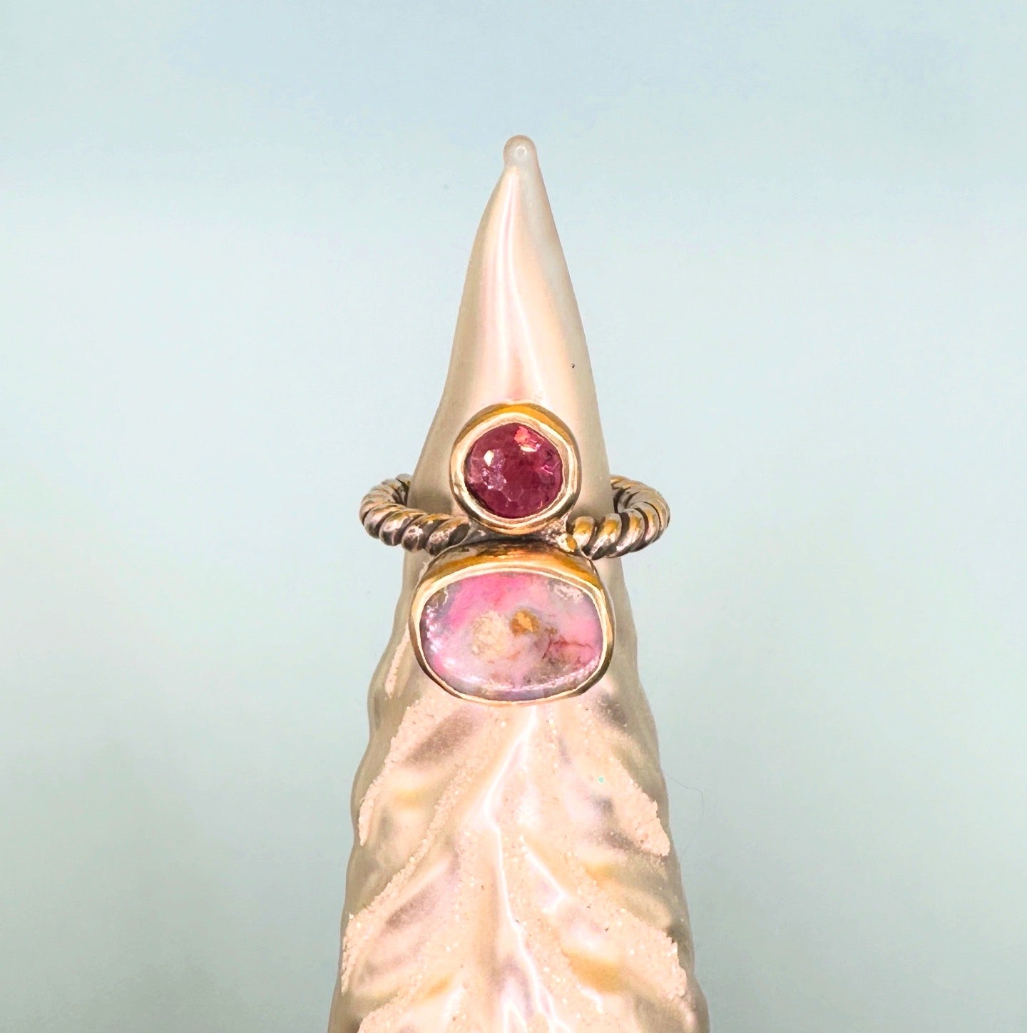 Australian Pink Opal and Pink Tourmaline