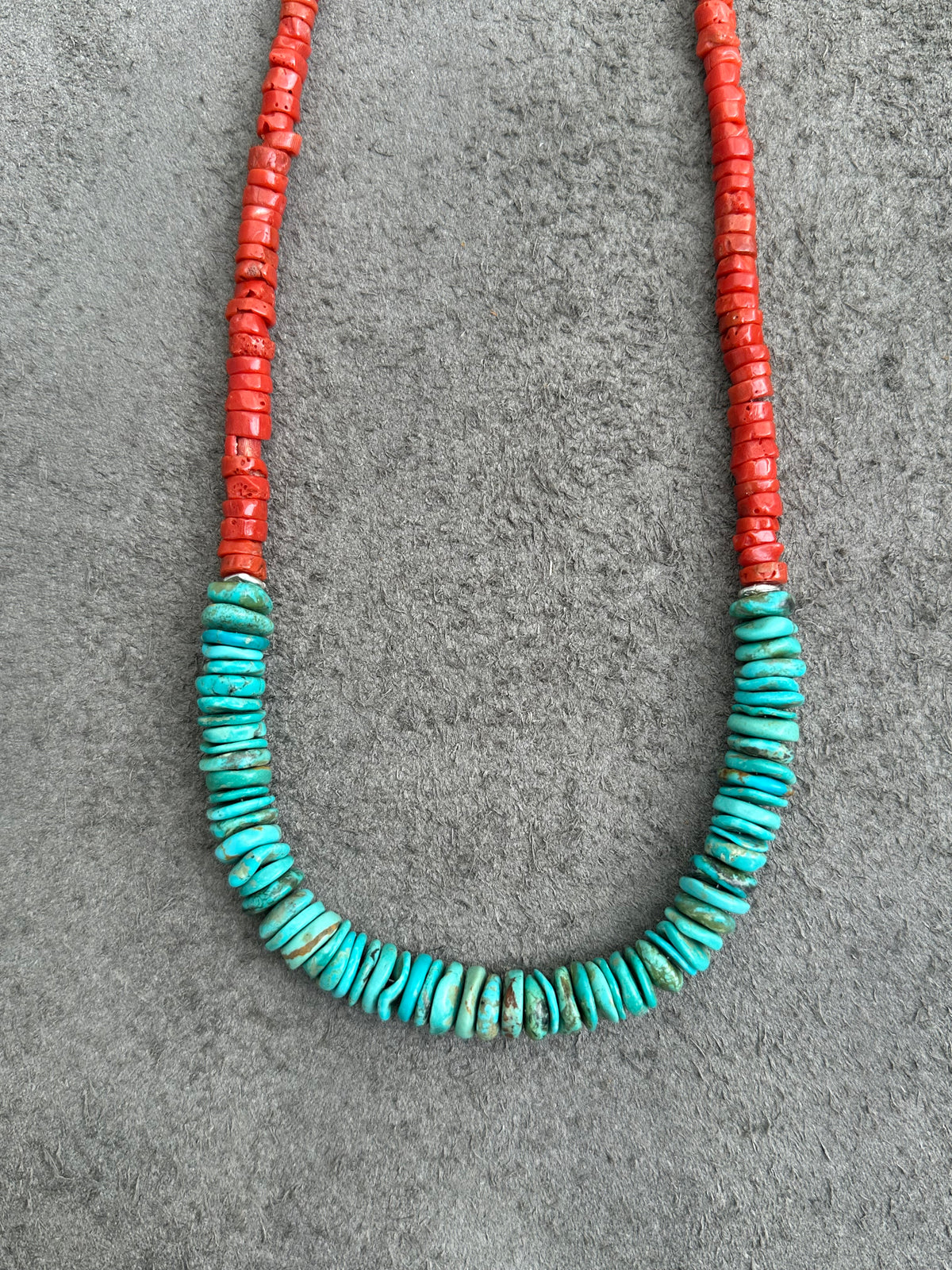 Mina Maria Turquoise & Italian Coral Necklace