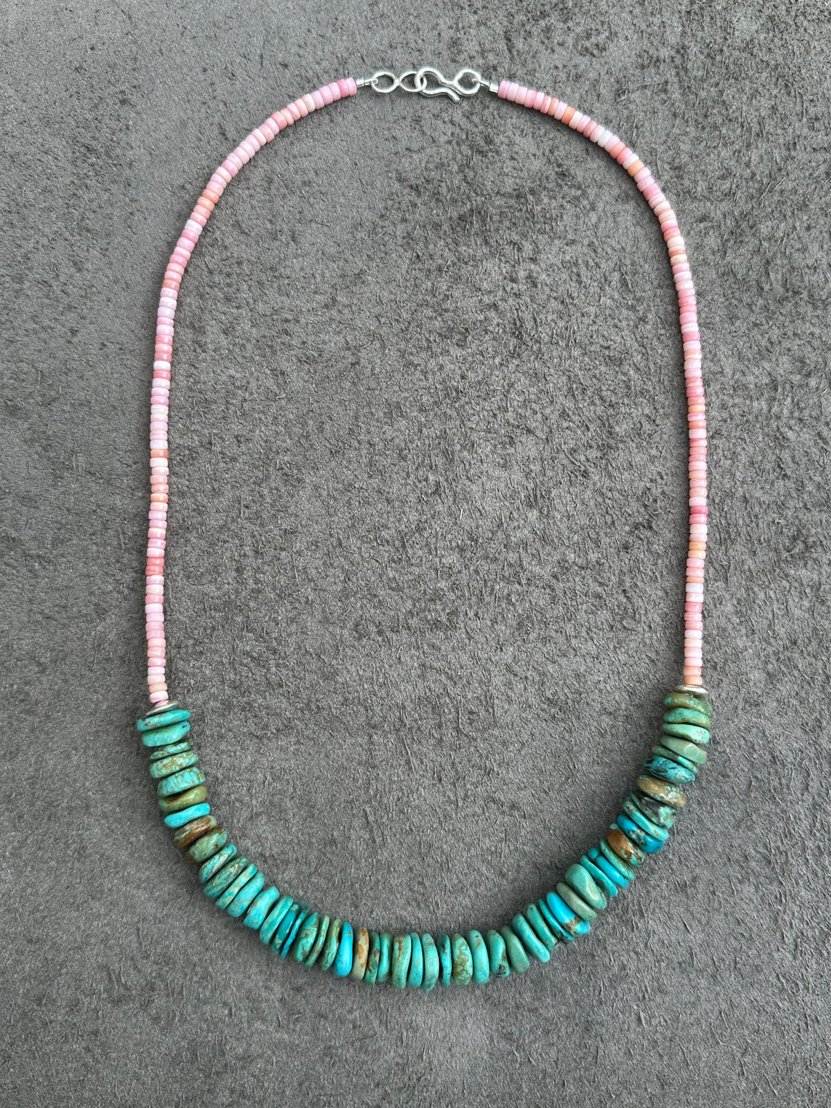 Mina Maria Turquoise & Pink Conch Necklace