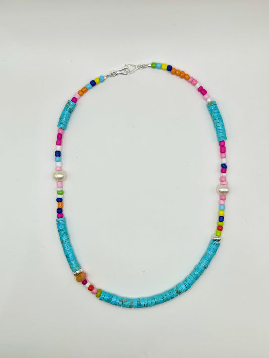 Sleeping Beauty Heish with Seed Beads